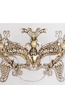Gold Metallic Mask - Glitter