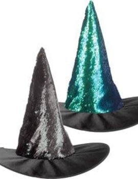 Flip Sequin Witch Hat