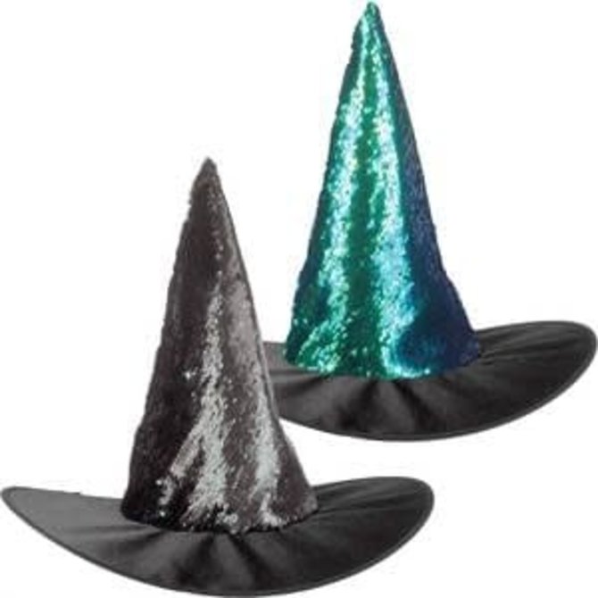 Flip Sequin Witch Hat