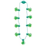 St. Patrick's Day Jumbo Shamrock Light-Up Necklace