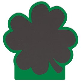 St. Patrick's Day Die-Cut Shamrock Chalkboard Sign