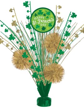 St. Patrick's day Tinsel Burst centerpiece