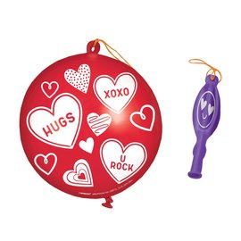 Valentine's Day Punch Balloons -16ct