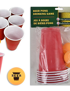 Beer Pong Drinking Game Set.