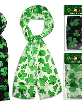 St. Patricks Day Shamrock Scarf