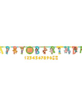 Cocomelon Jumbo Add-An-Age Letter Banner*