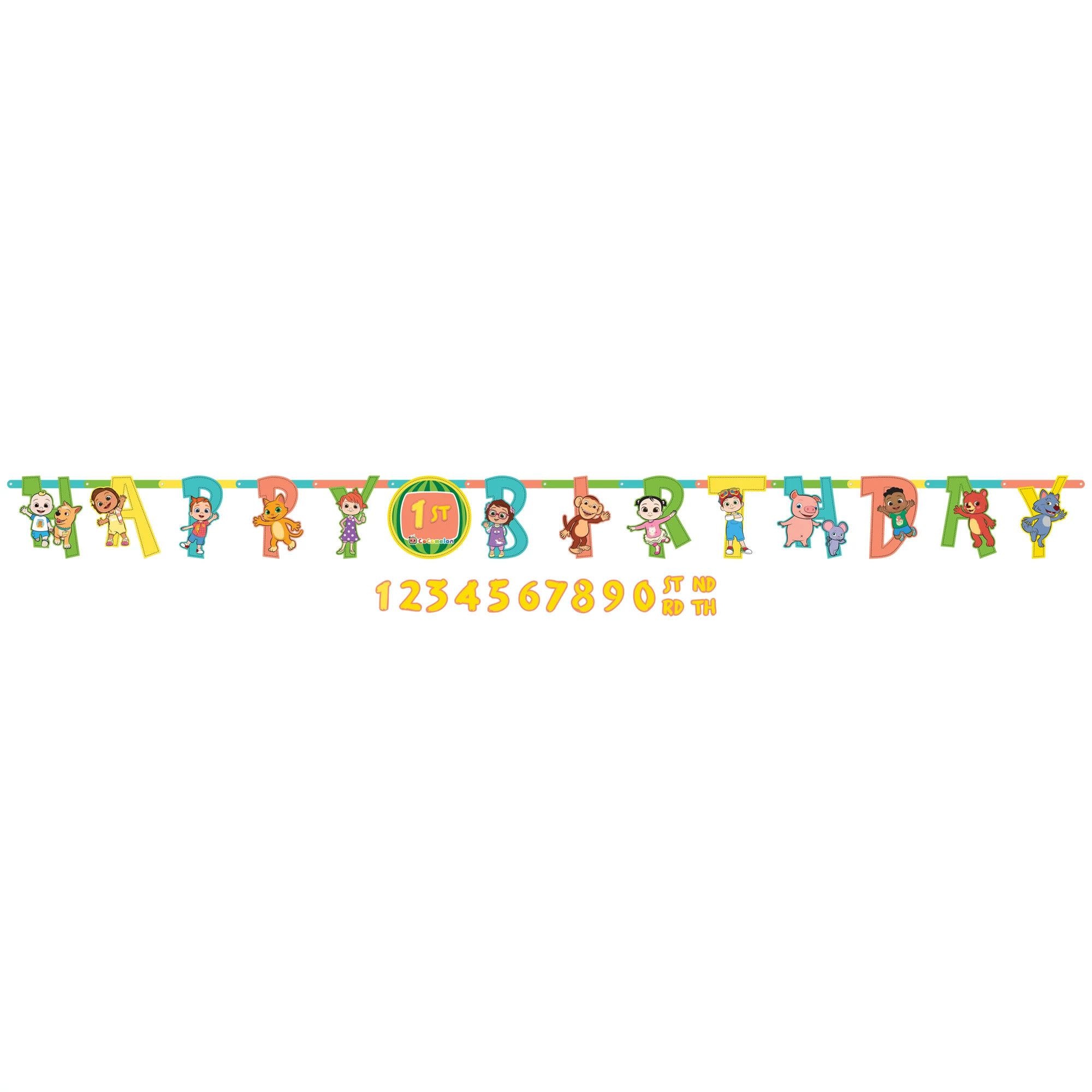 Cocomelon Jumbo Add-An-Age Letter Banner*