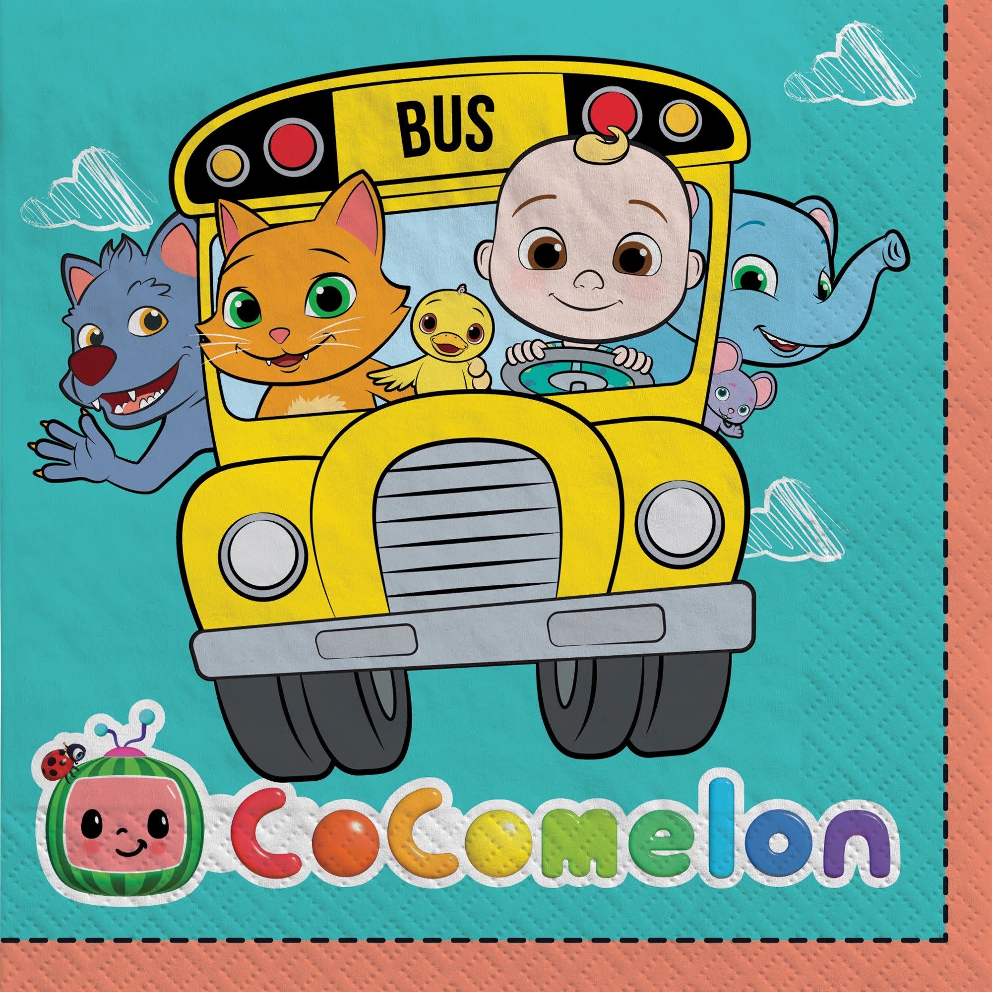 CocoMelon Lunch Napkins -16ct