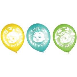 Cocomelon Latex Balloons	-6ct