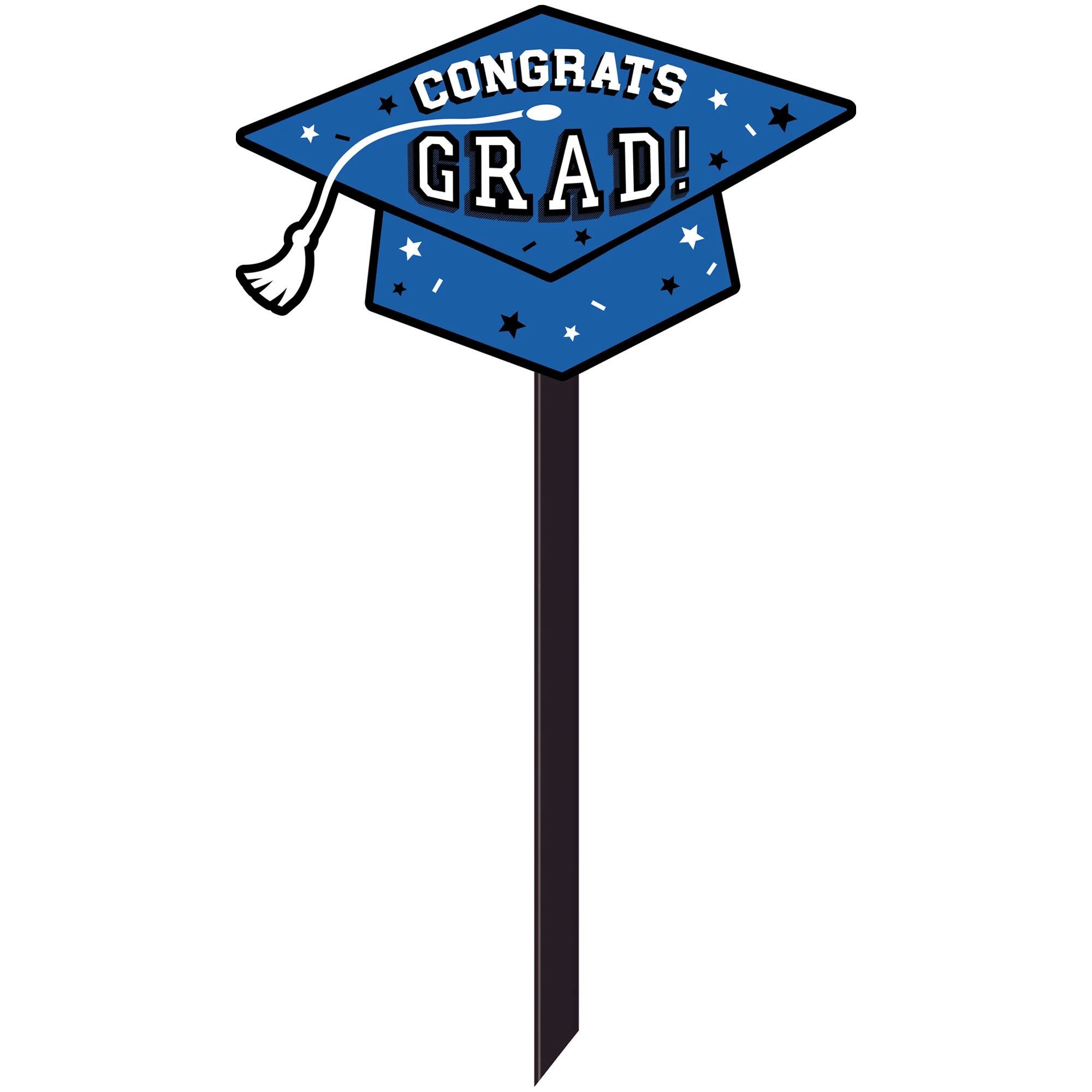 Lawn Sign Grad - Blue