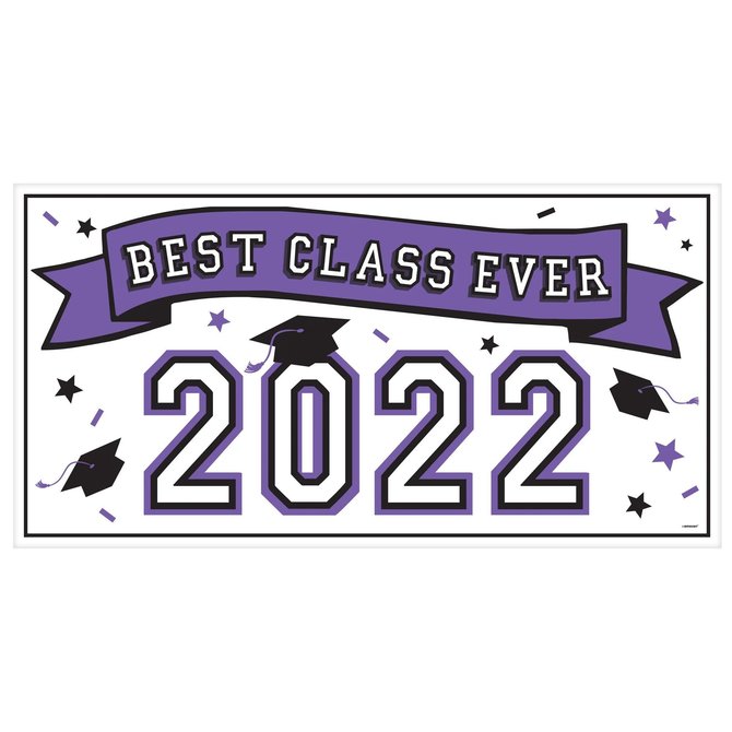 2022 Grad Large Horizontal Banner-Purple