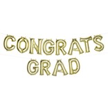 Congrats Grad Air-Filled Balloon Letter Banner Kit