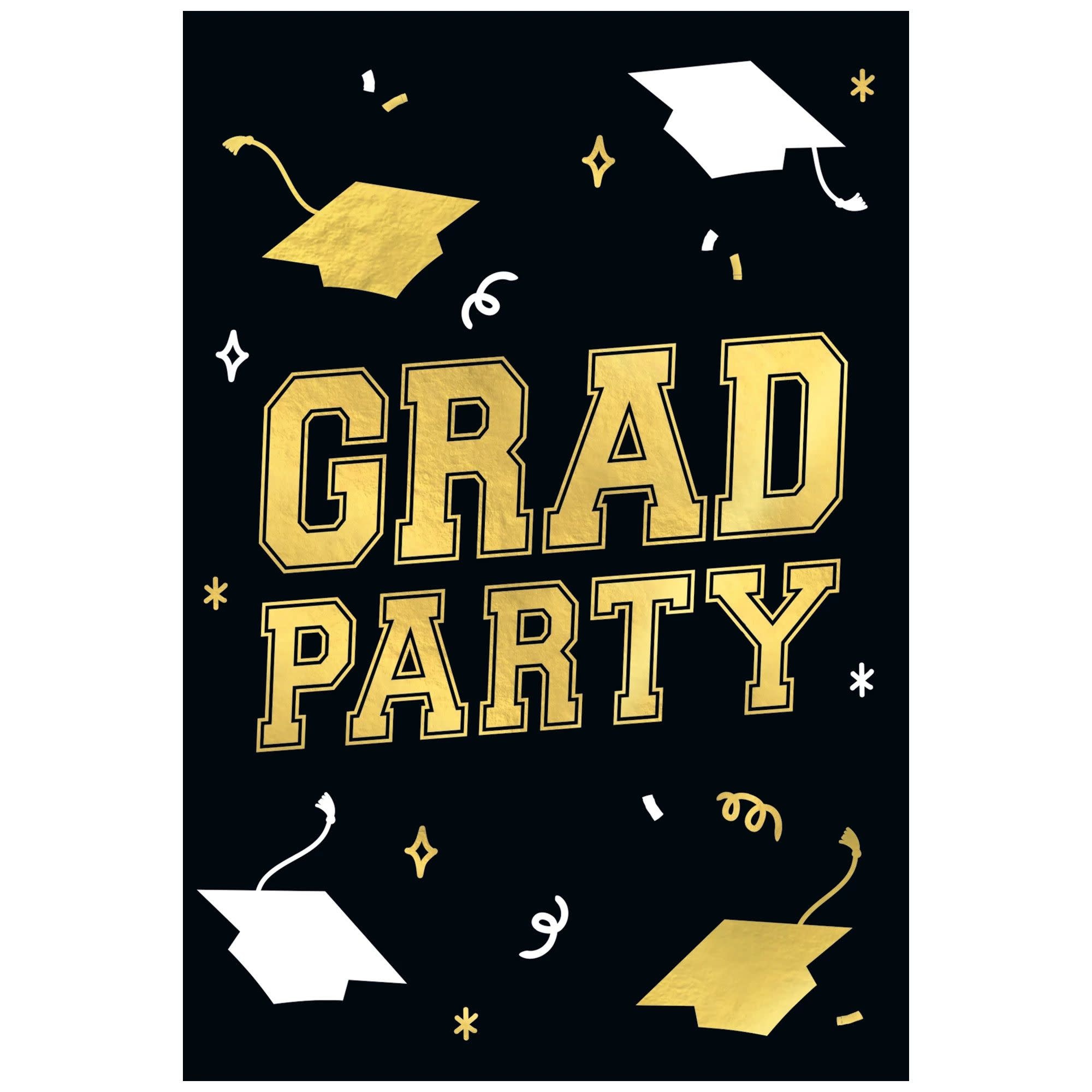 Grad Party Invitations -8ct
