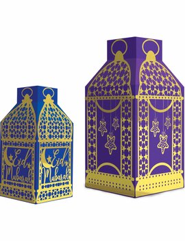 Eid Lantern 3D Table Decorations -5ct
