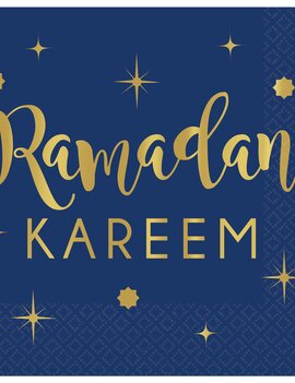 Eid Beverage Napkins - Hot Stamped -16ct