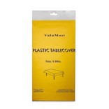 Yellow Sunshine Rectangular Plastic Table Cover, 54" x 108"