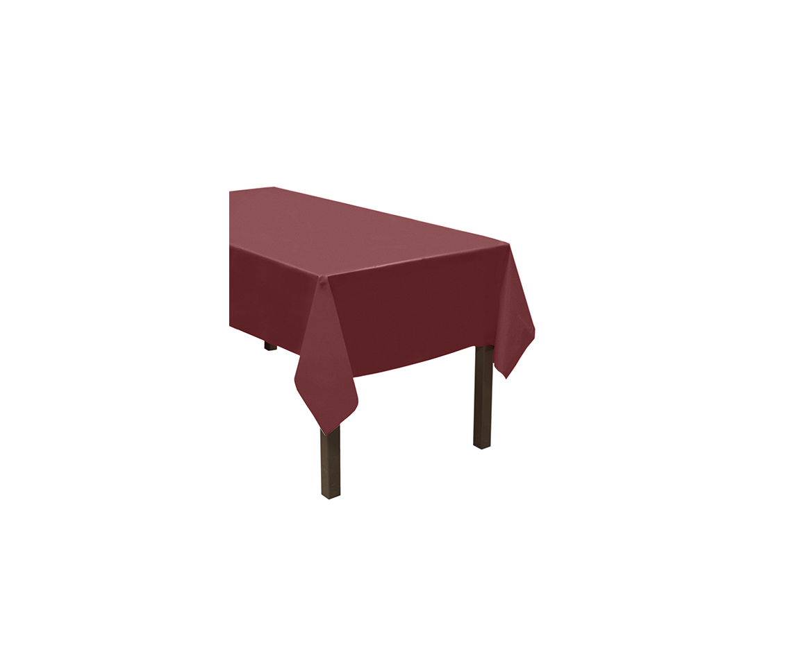 Berry Rectangular Plastic Table Cover, 54" x 108"