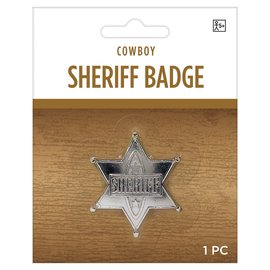 Sheriff Badge - Silver