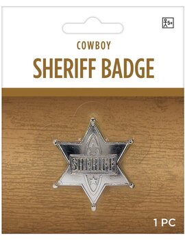 Sheriff Badge - Silver