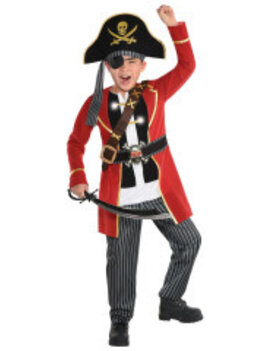 **Childrens Light Up Crypt Captain Pirate (#55)