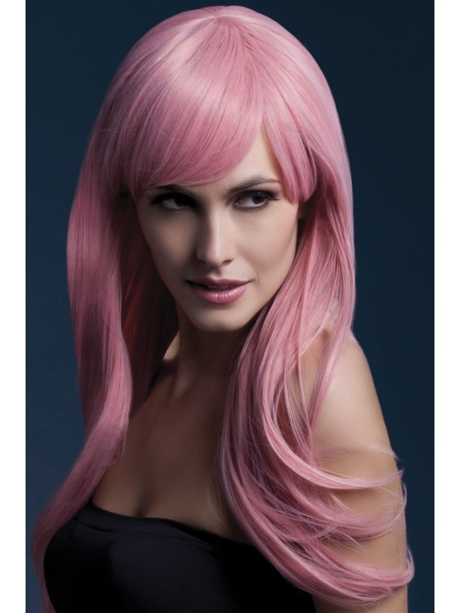 Fever Heat Styleable Sienna Wig - Pastel Pink (#913)