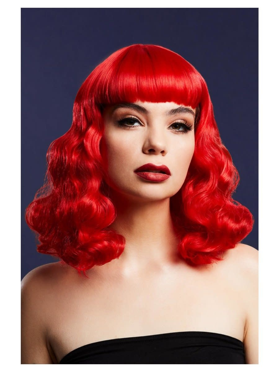 Fever Heat Styleable Bettie Wig - Red (#909)