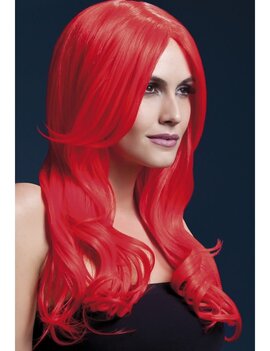 Fever Heat Styleable Khloe Wig - Neon Red (#918) Fever Heat Styleable Khloe Wig - Neon Red (#918)