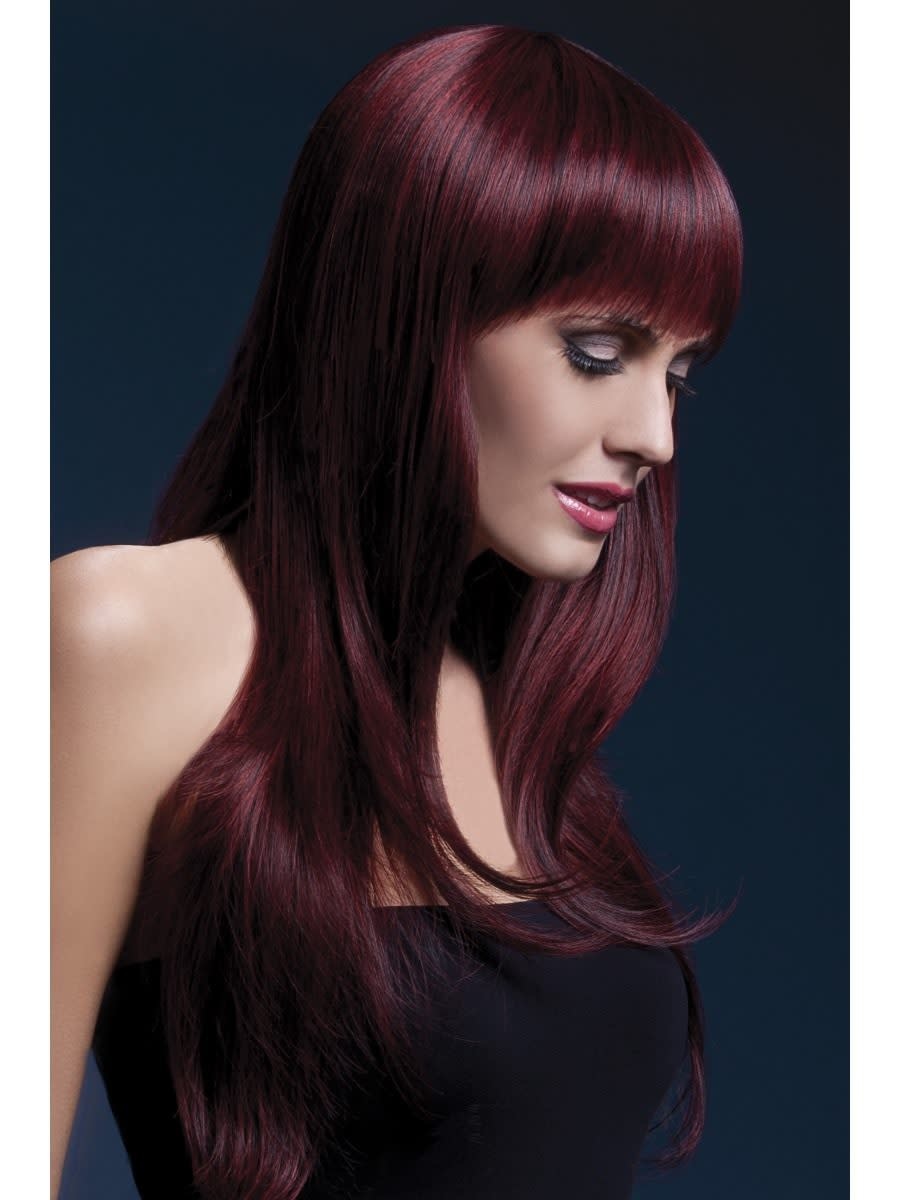 Fever Heat Styleable Sienna Wig - Black Cherry (#912)