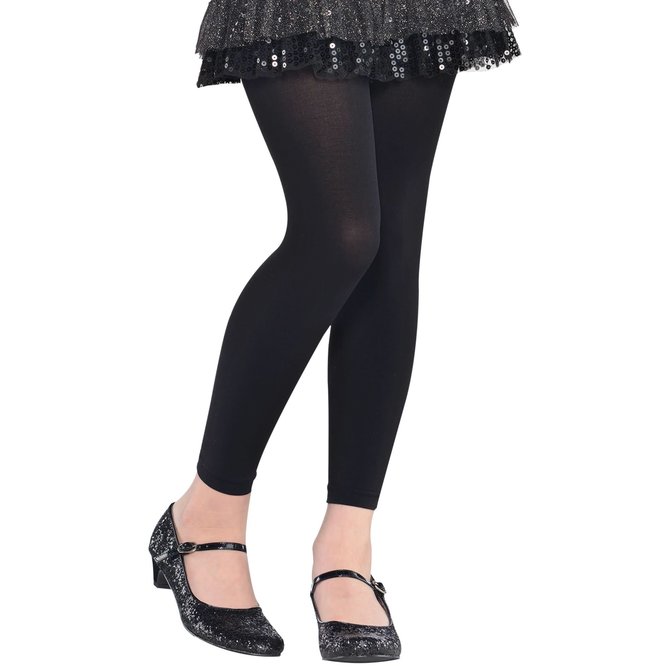 Black Footless Tights - Child M/L