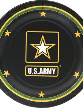 US Army 7" Paper Plates - 8ct
