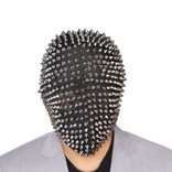 Full Head Silver Spikes Mask TikTok