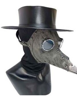 Gray Plague Mask