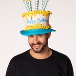 Yellow Birthday Cake Hat