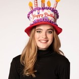 Purple Birthday Cake Hat