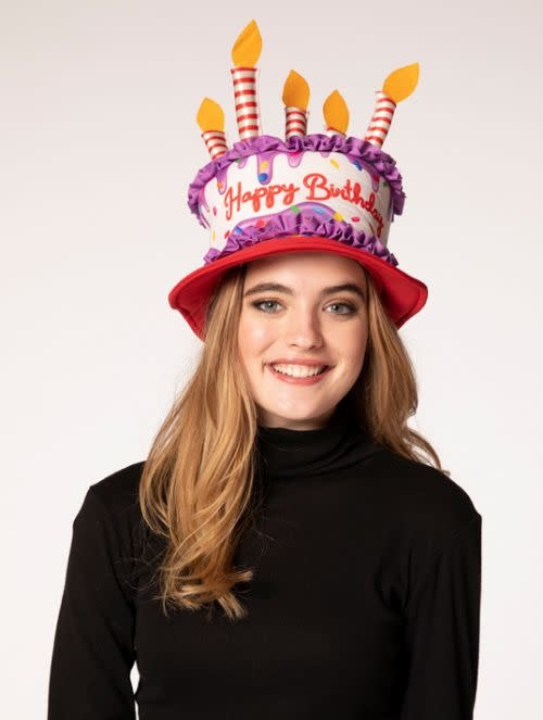 Purple Birthday Cake Hat