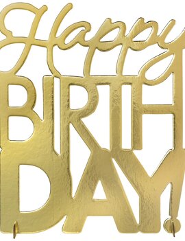 Golden Age Birthday Foil Centerpiece