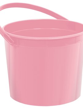 New Pink Plastic Bucket w/Handle