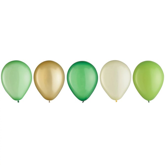 Natural 5" Latex Balloon Assortment -25ct