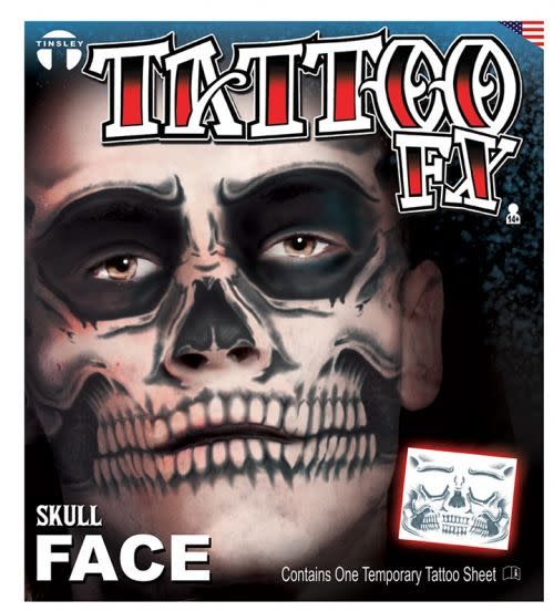 Face Tattoo Kit Skull