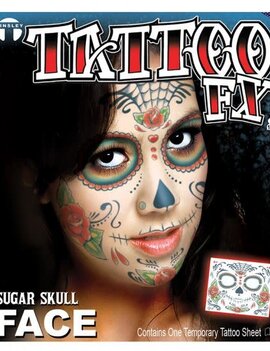 Face Tattoo Kit - Sugar Skull