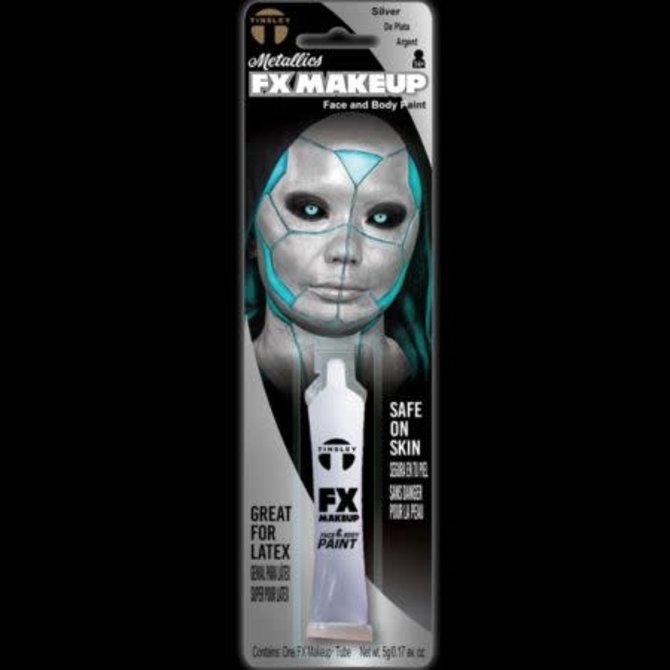 FX Face and Body Paint - Metallic Silver