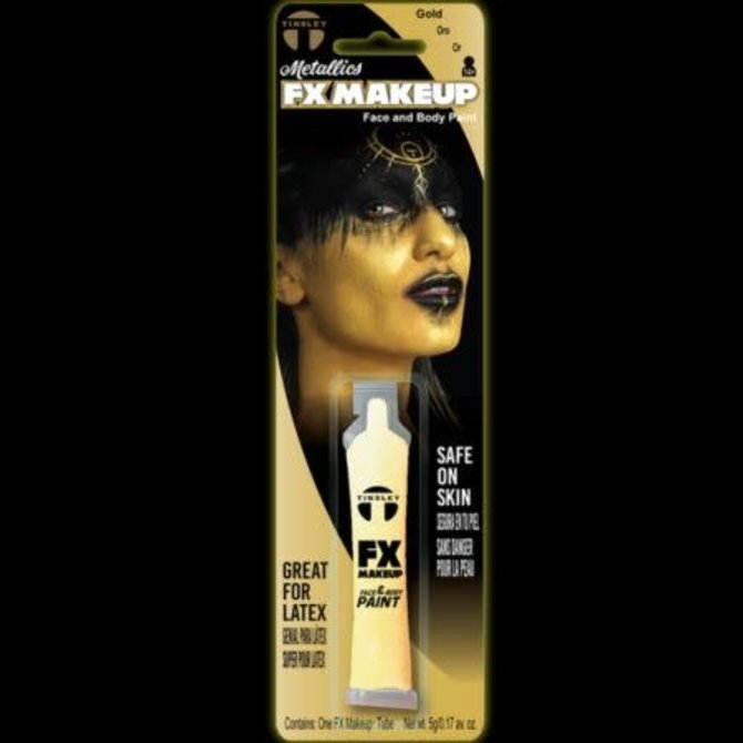 FX Face and Body Paint - Metallic Gold - POP! Party Supply