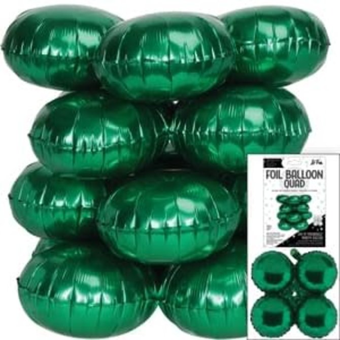 17" Green Quad - 4ct