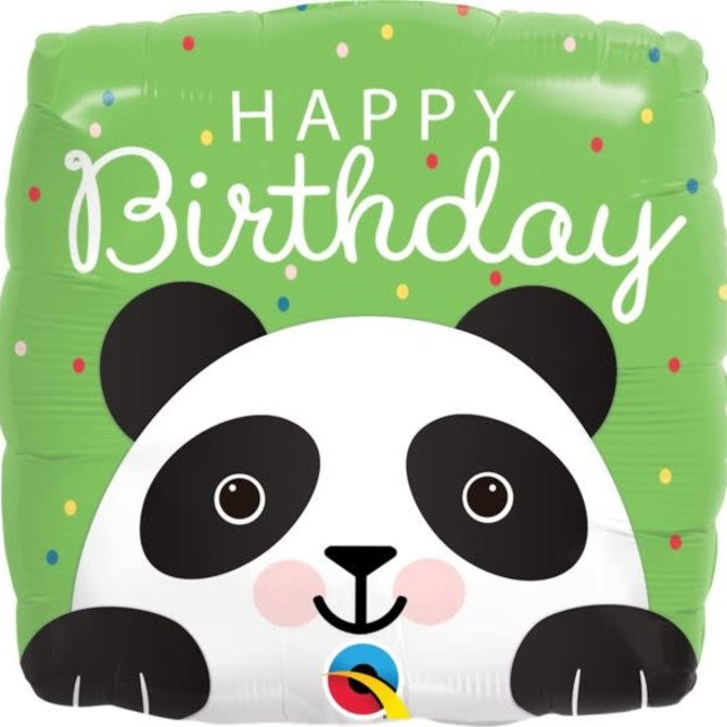 Birthday Panda Foil Balloon, 18"