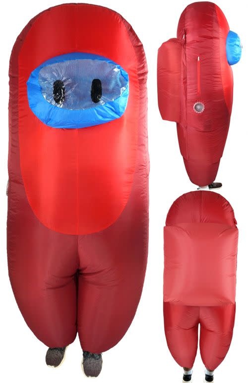 SUS Crew (Among Us) Inflatable Adult One Size RED (#431)