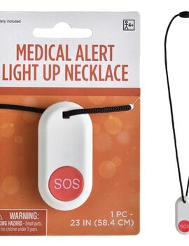 Medical Alert Light Up Necklace