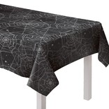 Spider Web Flannel-Backed Vinyl Table Cover