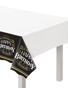 Better with Age Birthday Plastic Table Cover