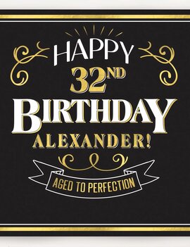 Better with Age Birthday Customizable Backdrop