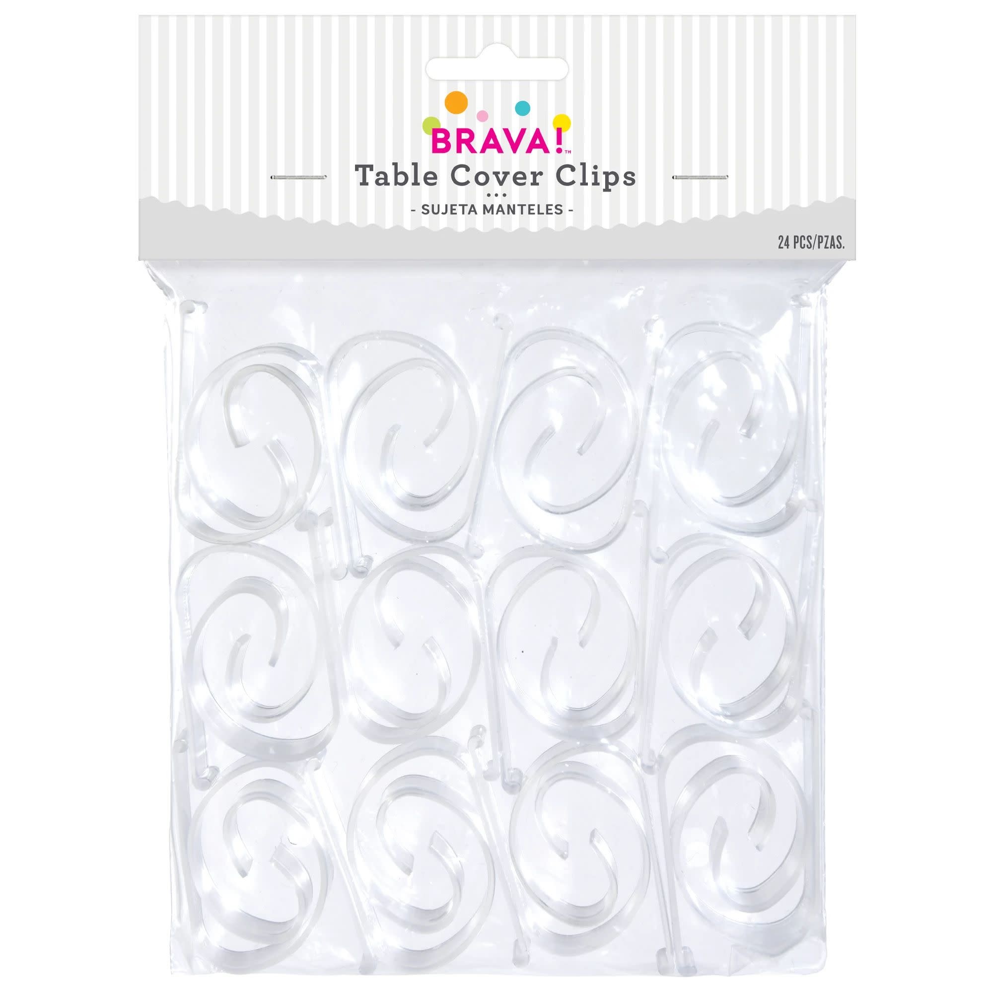 Plastic Table Clips, 24ct